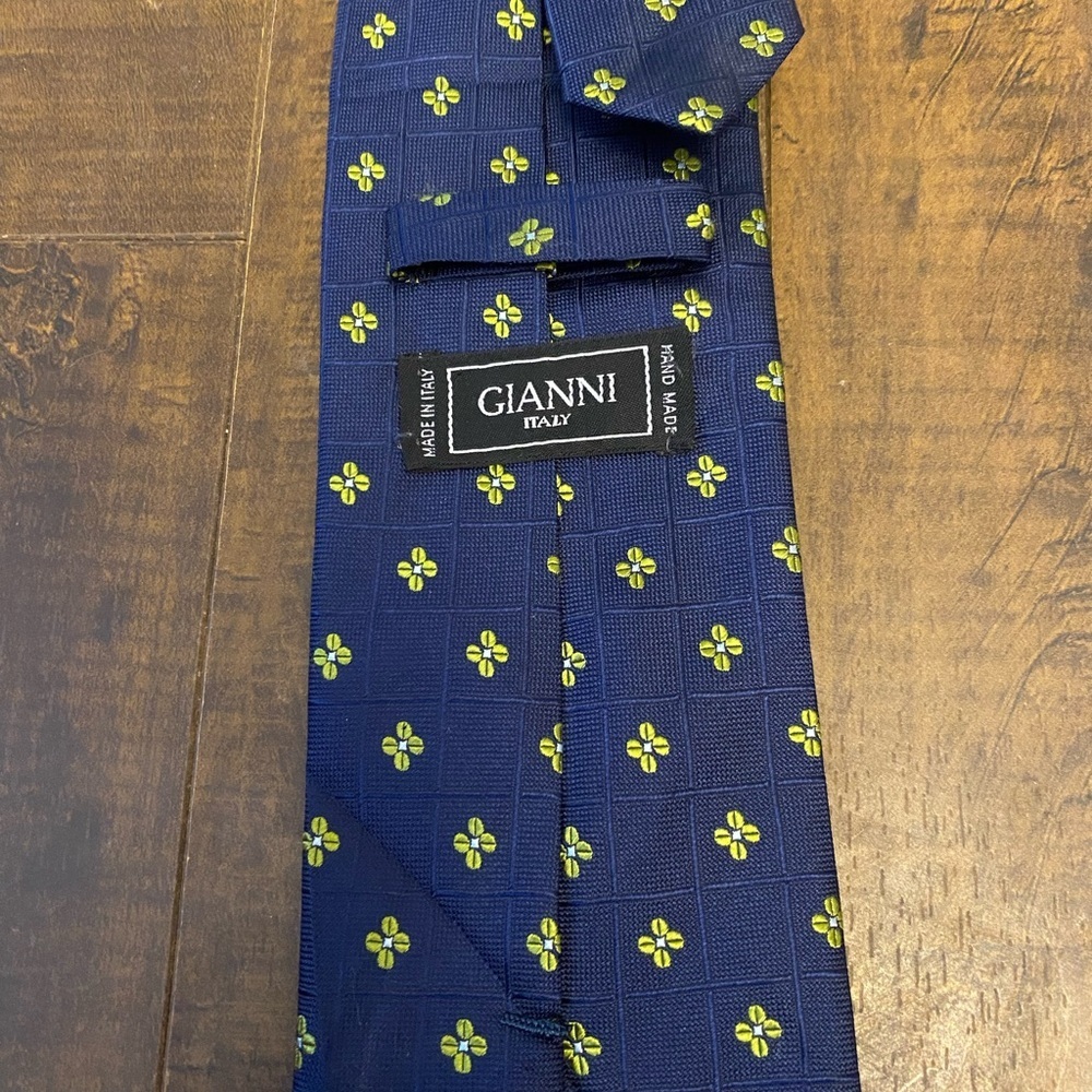 Ganni floral silk tie - Picture 4 of 5